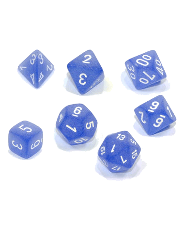 Chessex- 7pc Polyhedral: Frosted