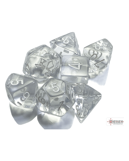 Chessex- 7pc Polyhedral: Translucent