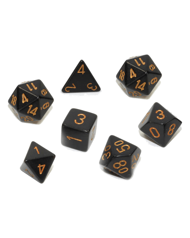 Chessex- 7pc Polyhedral: Opaque