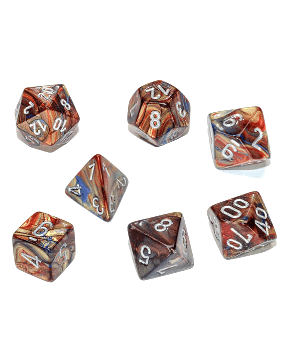 Chessex- 7pc Polyhedral: Lustrous