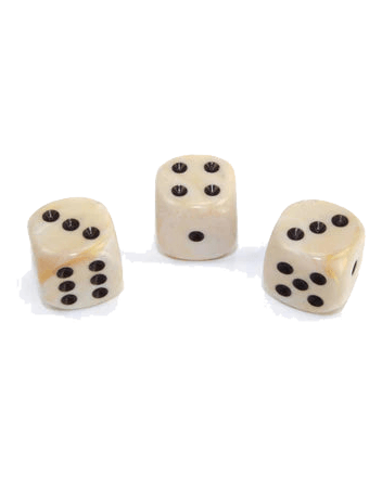 Chessex- 36D6: Marble