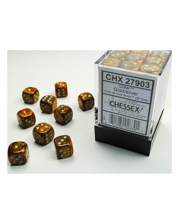Chessex- 36D6: Glitter