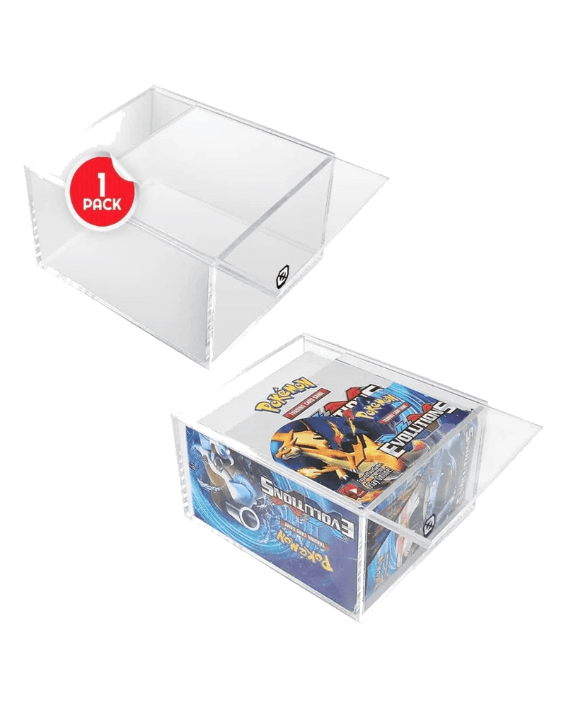 Pokemon Booster Box w/ Sliding Lid Anti-UV - Acrylic Protector 4.0MM