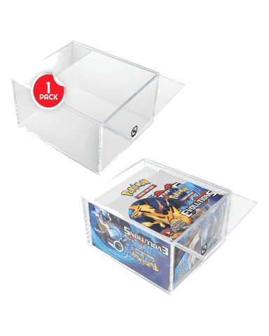 Pokemon Booster Box w/ Sliding Lid Anti-UV - Acrylic Protector 4.0MM