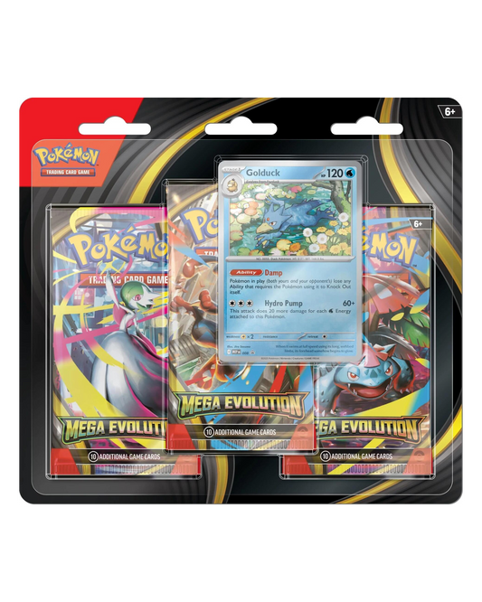 Mega Evolution - 3 Pack Blister (Golduck)