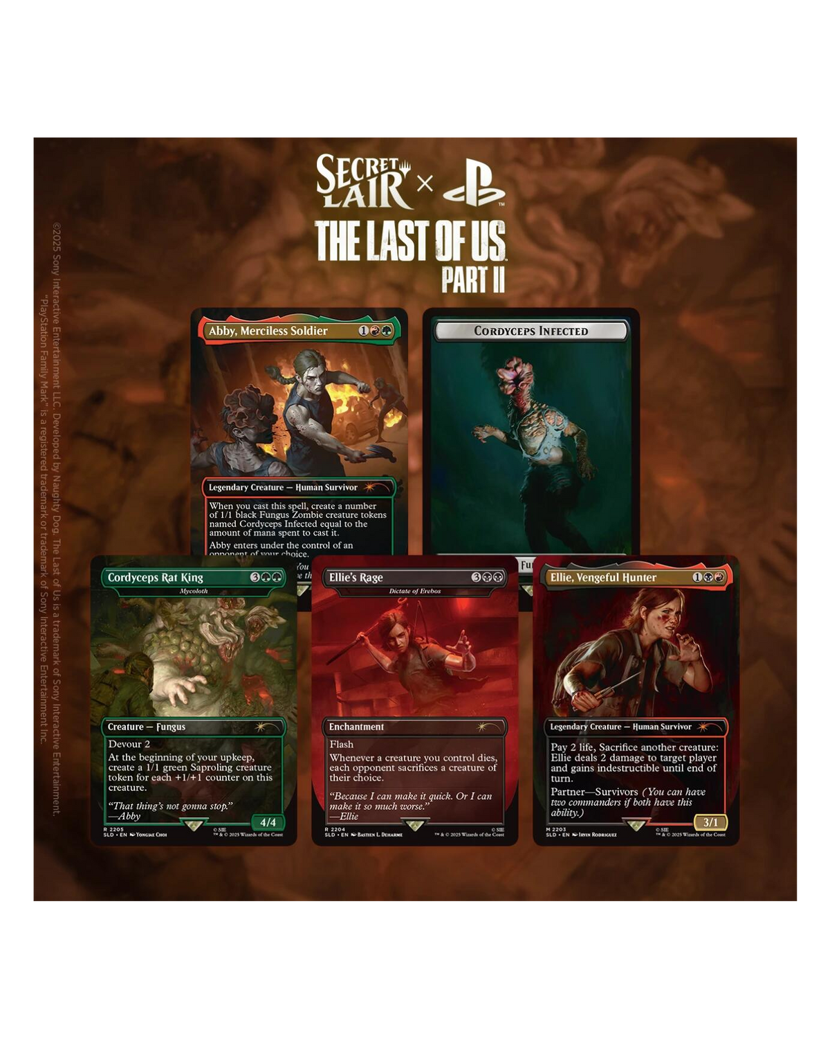 Secret Lair x The Last of Us Part II (Non-Foil Edition)