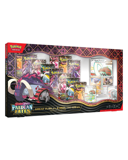 Scarlet & Violet: Paldean Fates Great Tusk ex & Iron Treads ex Premium Collection