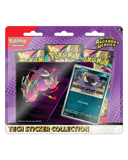 Mega Evolution: Ascended Heroes - Tech Sticker Collection (Gastly)