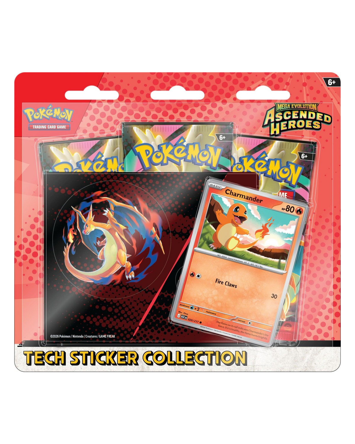 Mega Evolution: Ascended Heroes - Tech Sticker Collection (Charmander)