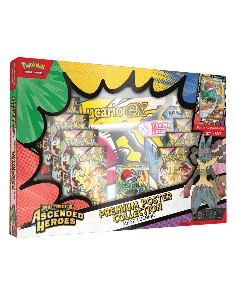 Mega Evolution: Ascended Heroes - Premium Poster Collection (Mega Lucario)