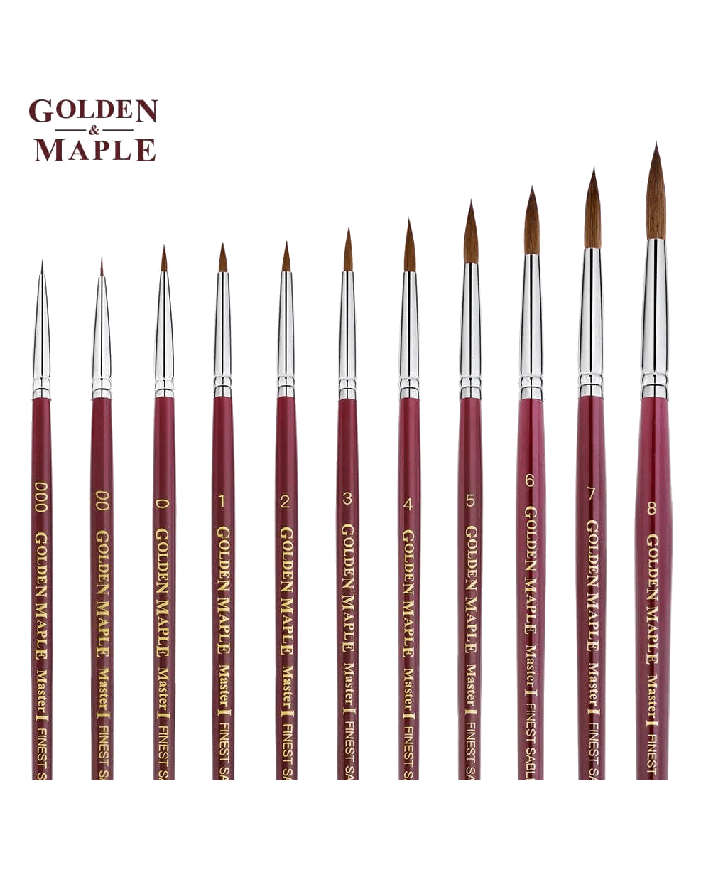 Master Series I Miniature Brush Rounded Tips