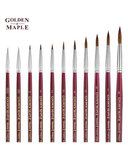 Master Series I Miniature Brush Rounded Tips