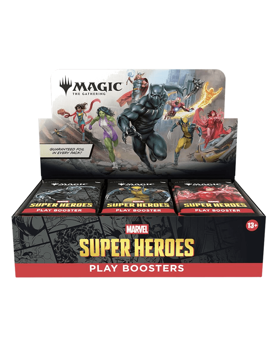 Marvel Super Heroes - Play Booster Display