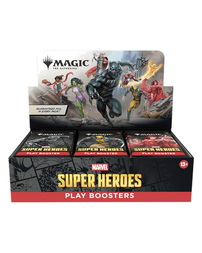Marvel Super Heroes - Play Booster Display