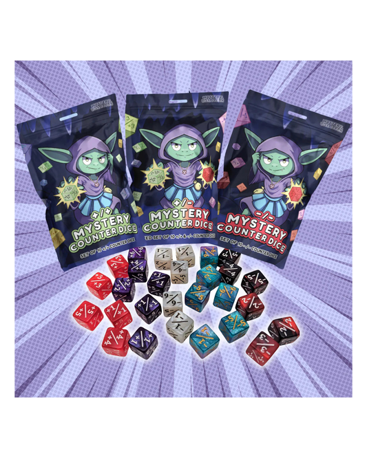 Mystery Goblin Dice: +/- Counter Mystery Dice