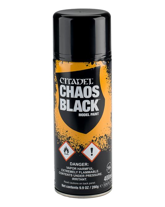 Chaos Black Spray Paint