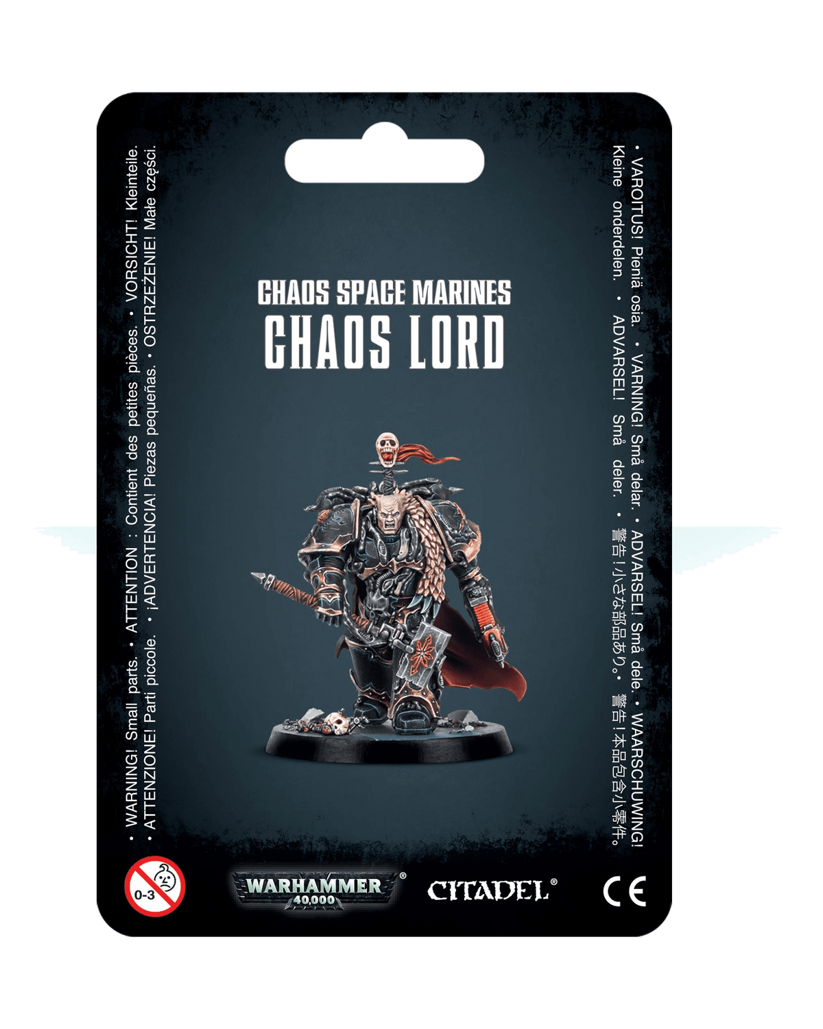 Chaos Space Marines: Chaos Lord in Terminator Armour