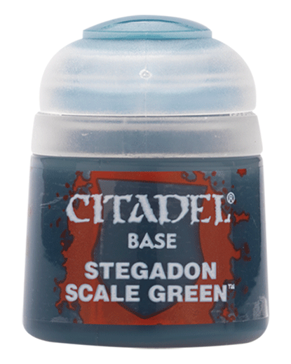 Warhammer Colour Base: Stegadon Scale Green (12ml)