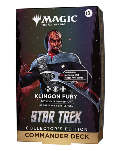 Star Trek Commander Deck - Klingon Fury (Collector's Edition)