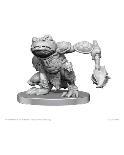 Pathfinder Battles Deep Cuts Unpainted Miniatures: Boggard Scout & Castoroides (EN)
