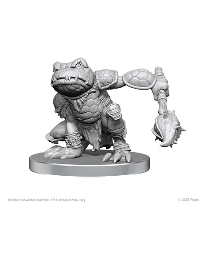 Pathfinder Battles Deep Cuts Unpainted Miniatures: Boggard Scout & Castoroides (EN)