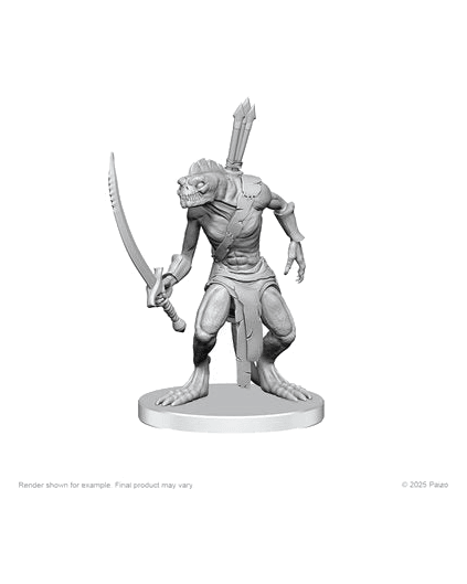 Pathfinder Battles Deep Cuts Unpainted Miniatures: Xulgath Skirmisher & Stoneliege (EN)