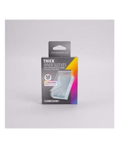 Sleeves: Gamegenic: Thick Inner Sleeves (50) (ML) (Repackaging)