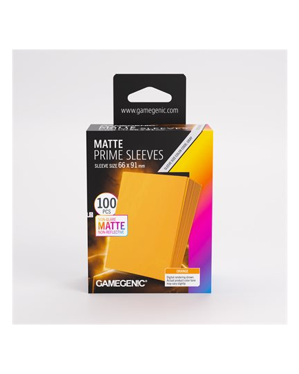 Sleeves: Gamegenic: Matte Prime Sleeves: Orange (100) (ML) (Repackaging)