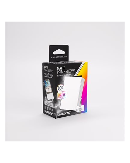 Sleeves: Gamegenic: Matte Prime Sleeves: White (100) (ML) (Repackaging)