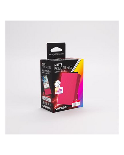 Sleeves: Gamegenic: Matte Prime Sleeves: Red (100) (ML) (Repackaging)