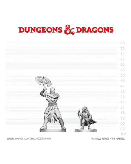 D&D Nolzur's Marvelous Unpainted Miniatures: Goliath Barbarian & Halfling Rogue (EN) ^ Q3 2026