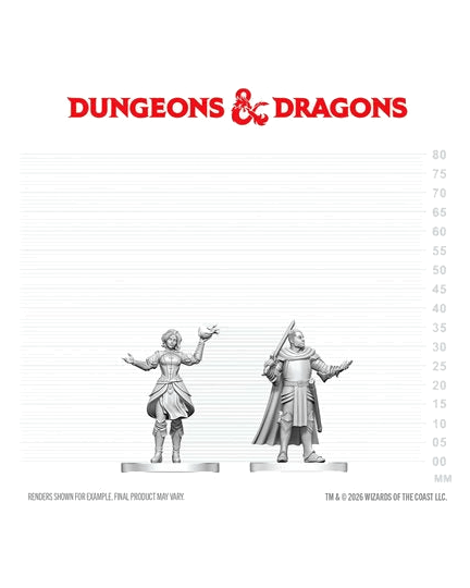 D&D Nolzur's Marvelous Unpainted Miniatures: Knight & Mage Apprentice (EN) ^ Q3 2026