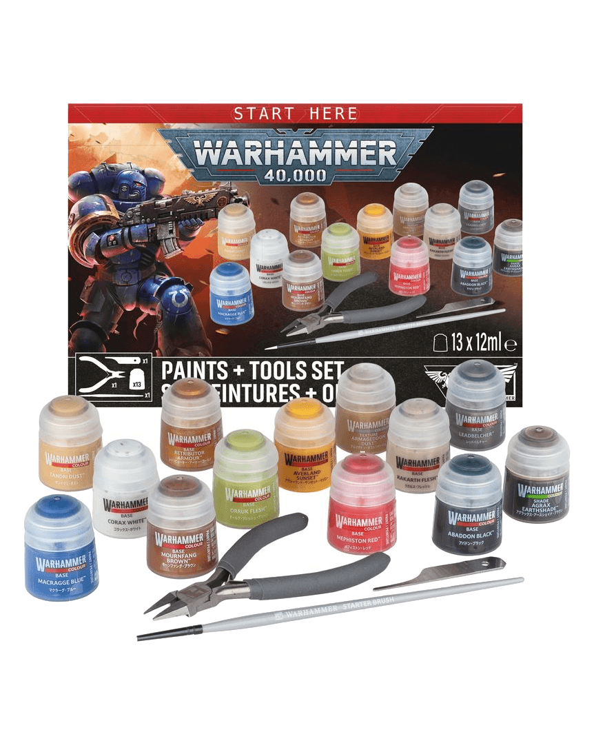 Warhammer 40,000: Paint + Tools set