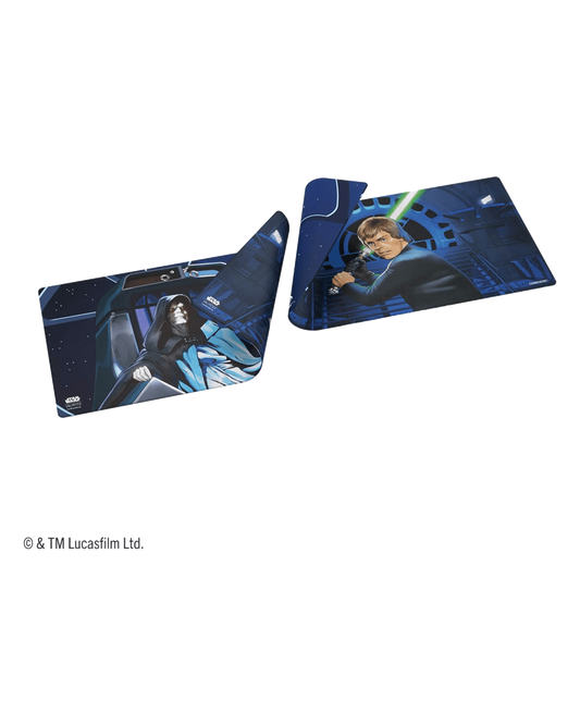 Playmat: Star Wars: Unlimited: DoubleSided Game Mat: - Luke Skywalker & Palpatine(ML)