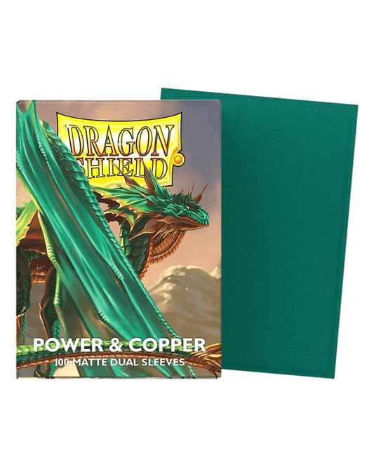Dragon Shield: Standard 100ct Sleeves - Power & Copper (Dual Matte)