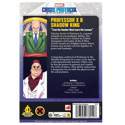 Marvel: Crisis Protocol: Professor X & Shadow King - Character Pack