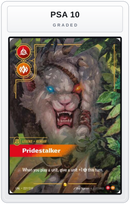 Graded - Rengar - Pridestalker (Overnumbered) — PSA 10 graded overlay