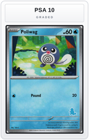 Graded - Poliwag — PSA 10 graded overlay