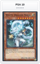 Graded - White Dragon Ninja — PSA 10 graded overlay