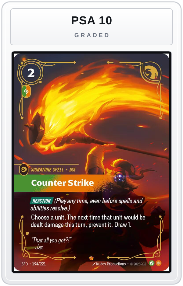 Graded - Counter Strike — PSA 10 graded overlay