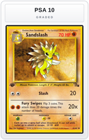 Graded - Sandslash — PSA 10 graded overlay