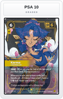 Graded - Karma - Channeler (Overnumbered) — PSA 10 graded overlay
