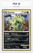 Graded - Tyranitar — PSA 10 graded overlay