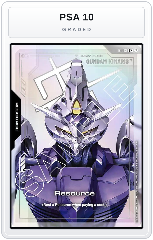 Graded - Resource (R-019) (C+) — PSA 10 graded overlay