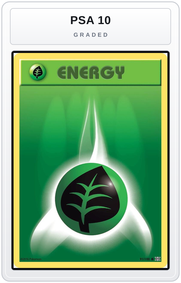 Graded - Grass Energy — PSA 10 graded overlay