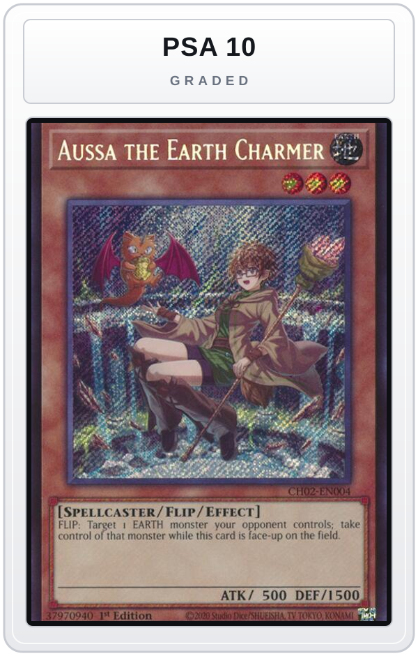 Graded - Aussa the Earth Charmer — PSA 10 graded overlay
