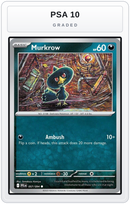 Graded - Murkrow — PSA 10 graded overlay