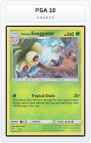 Graded - Alolan Exeggutor - 2/12 — PSA 10 graded overlay