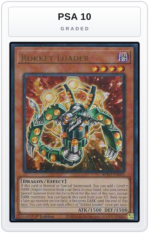 Graded - Rokket Loader — PSA 10 graded overlay
