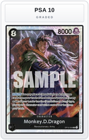 Graded - Monkey.D.Dragon — PSA 10 graded overlay